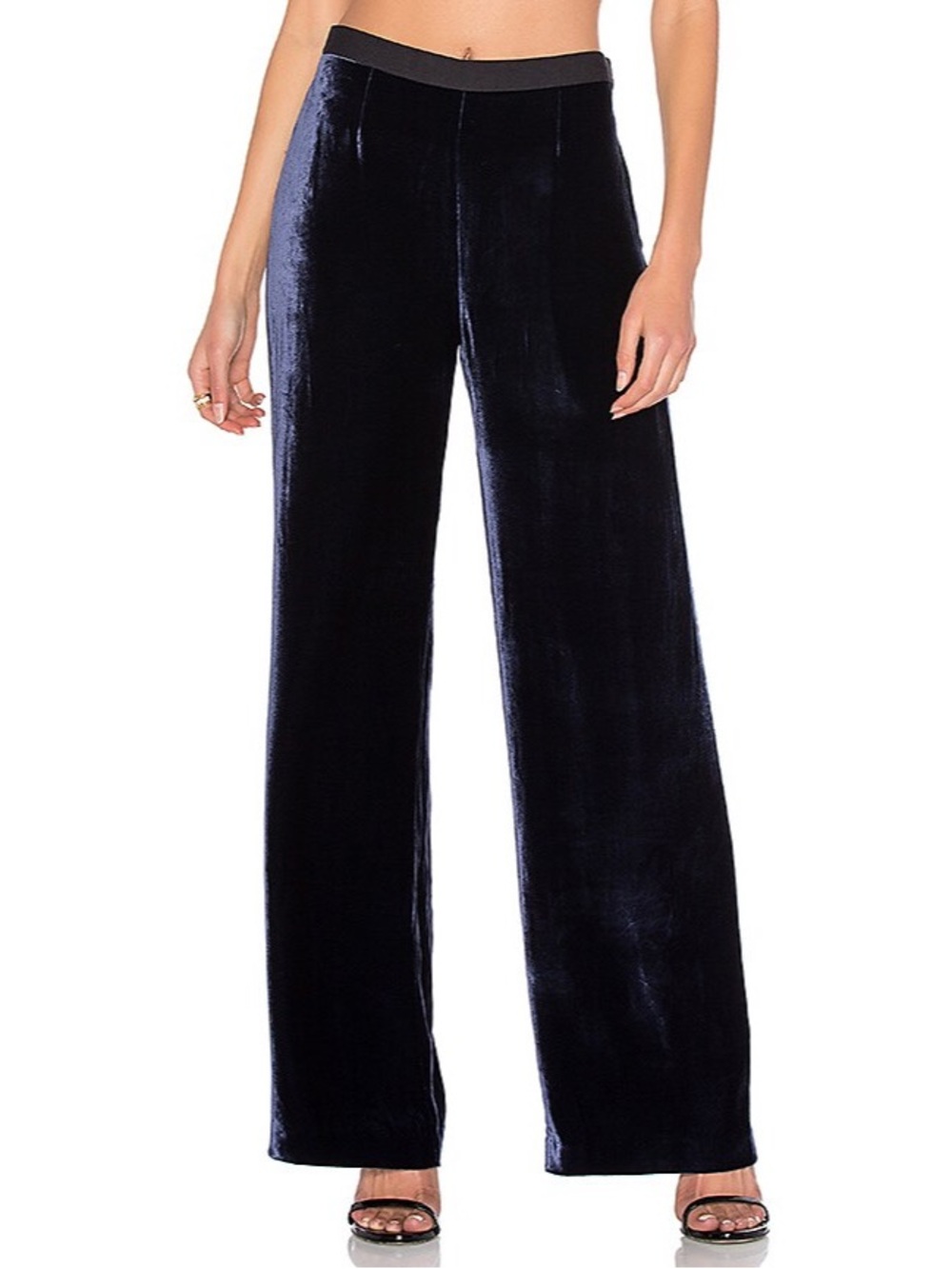 T by Alexander Wang Silk Velvet Pants